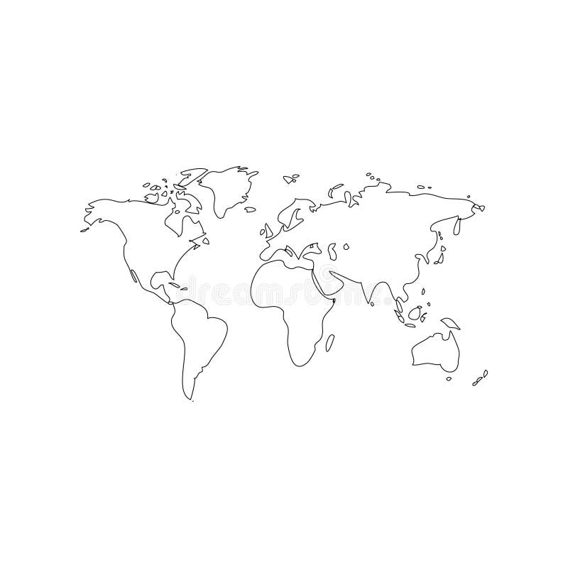 World Map Background Simple Design Stock Vector - Illustration of ...