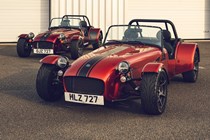 Red 2021 Caterham Seven