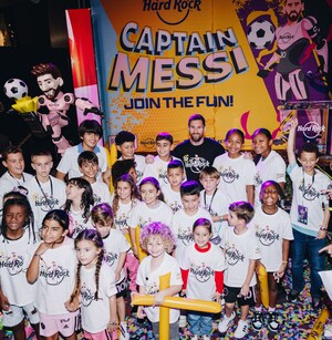 Hard Rock International and Lionel Messi Celebrate Continued Partnership with "Captain Messi" Superhero Toy, Kids Menu and Retail Collection