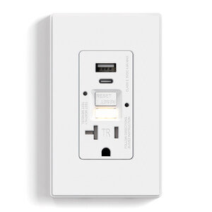 ELEGRP Introduces 3-in-1 GFCI Receptacles, a Combo of GFCI Protection, USB Ports and Night Light!