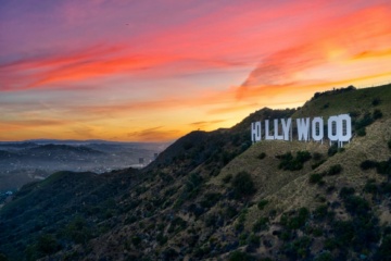 Hollywood-Schriftzeichen in Los Angeles