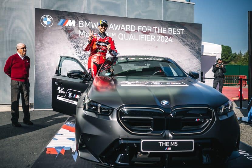 Francesco Bagnaia Clinches 2024 BMW M Award in MotoGP