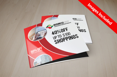 Business Square Trifold Brochure