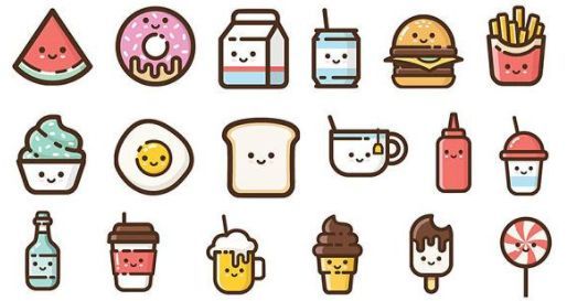 Delicious cute stickers of food to add some flavor to your items