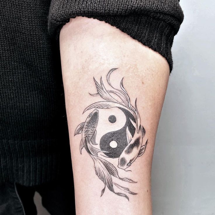 Yin Yang Tattoos Meaning, Definition, and Types | Sleeve tattoos, Yin ...