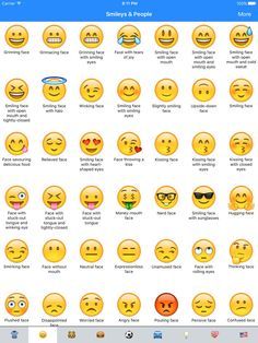 Emoji Meanings Dictionary List App ... Emojis And Their Meanings ...