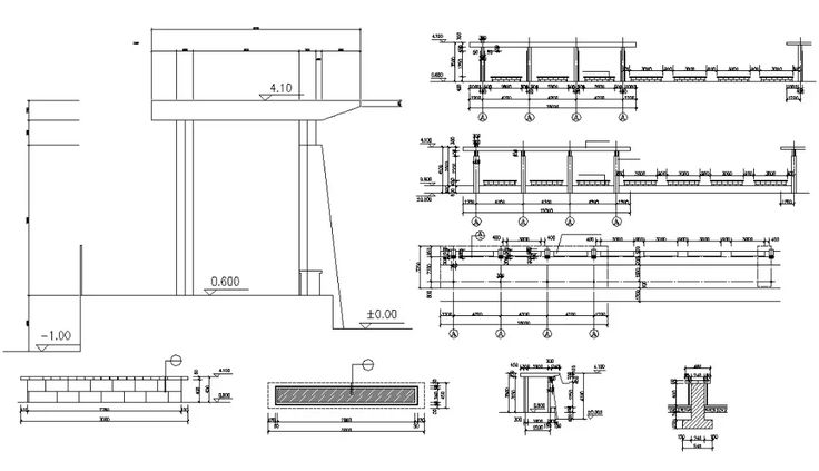 Main Entry Gate Canopy Elevation DWG File | Entry gates, Canopy, Wall ...