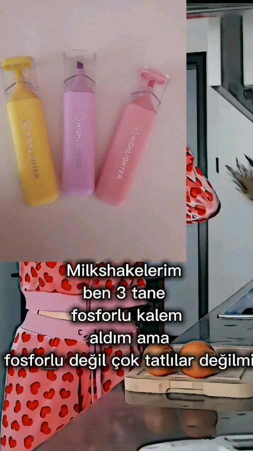 ismini unuttum shhdhdhd, 2023 | Fosforlu kalem, Fosforlu, Milkshake