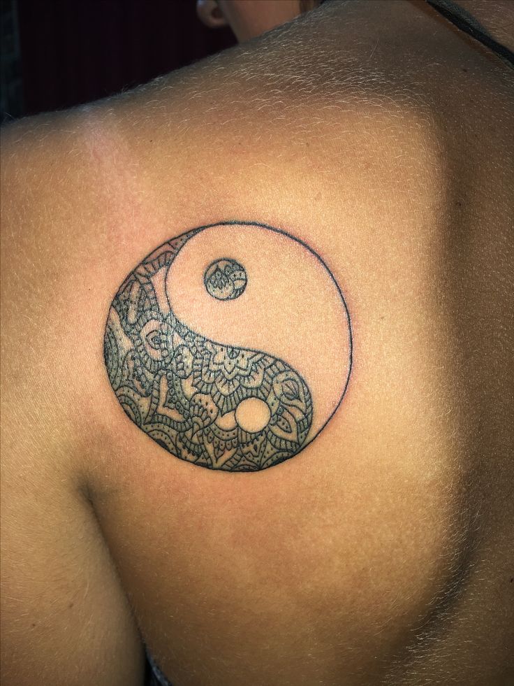 Mandala Yin Yang | Small tattoos, Infinity tattoo, Tattoos