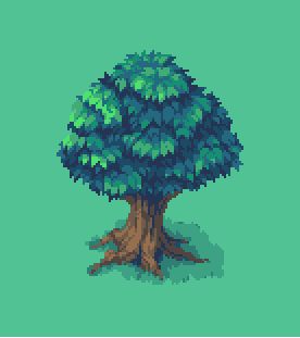 Pixel Art Inspiration Trees