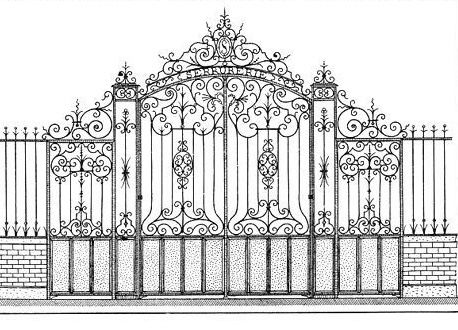 Pin by Heem Ahmad on Quick Saves | Wrought iron gate designs, Iron gate ...