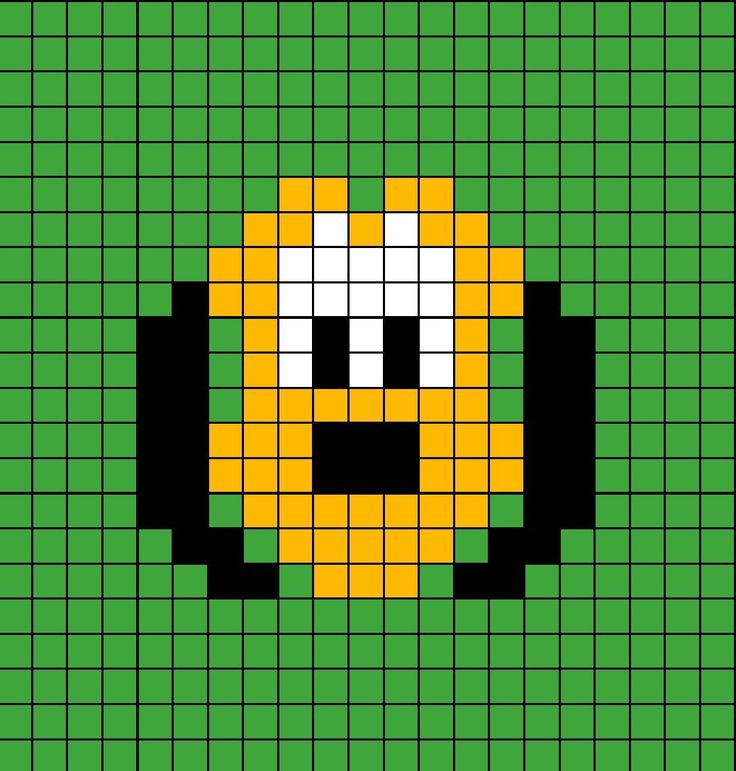 Pluto's Face Pixel Art | Pixel art pattern, Pixel art grid, Cross ...