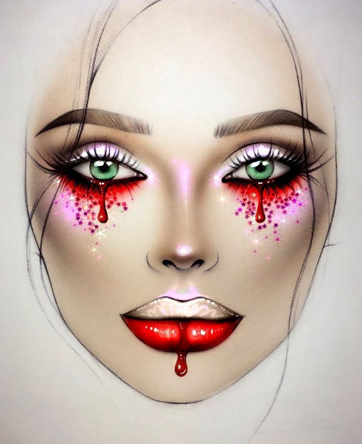 Sergey Milk on Instagram: “#artist @milk1422 🌟 👑 🇵🇱 #illamasqua #myart ...