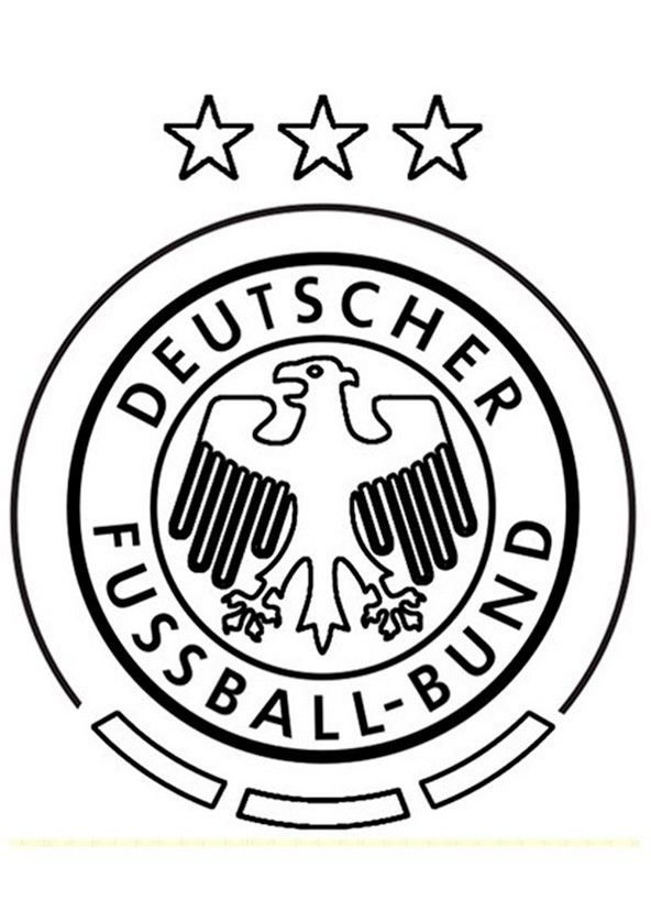 Ausmalbilder fussball, Ausmalbilder, Fußball wappen