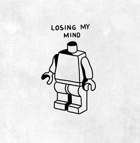 Losing My Mind Tattoo Idea in 2024 | Lego tattoo, Lost tattoo, Simple ...