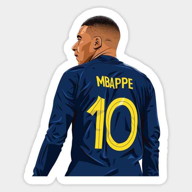 Kylian Mbappé by ades-194 | Kylian mbappé, Funny stickers, Soccer theme