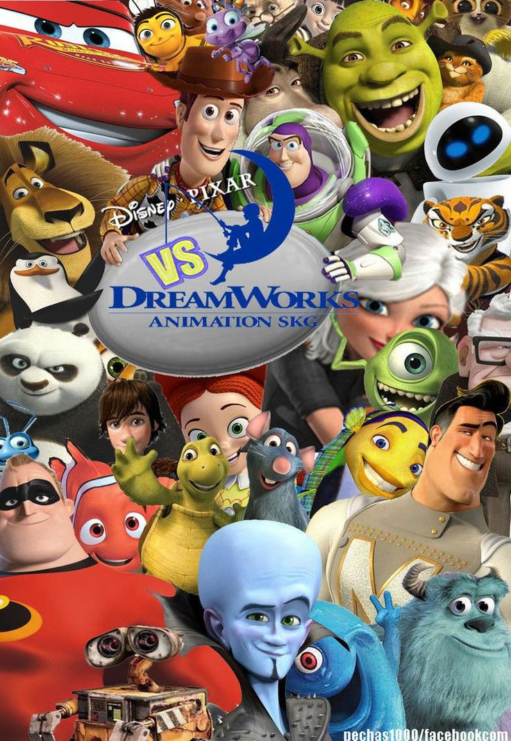 Disney Pixar Up and Dreamworks Animation Art