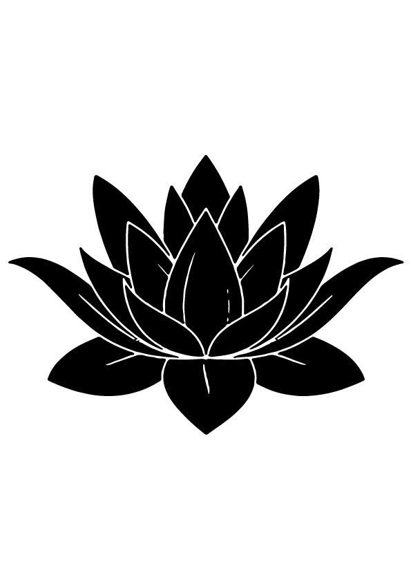 lotus 4【2024】 | 蓮の花タトゥー, 蓮の花, 蓮 タトゥー