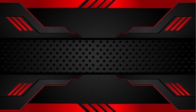 Premium Vector | Black and red metal background | Youtube banner backgrounds,  Youtube banner design, Youtube banner template