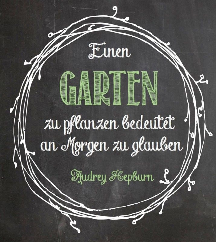 Einen Garten Zu Pflanzen Bedeutet An Morgen Zu Glauben Garten Zitate Spruche Garten Gartenspruche