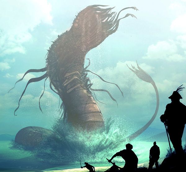 Ocean worm monster | Criaturas míticas, Criaturas de fantasia, Monstros ...