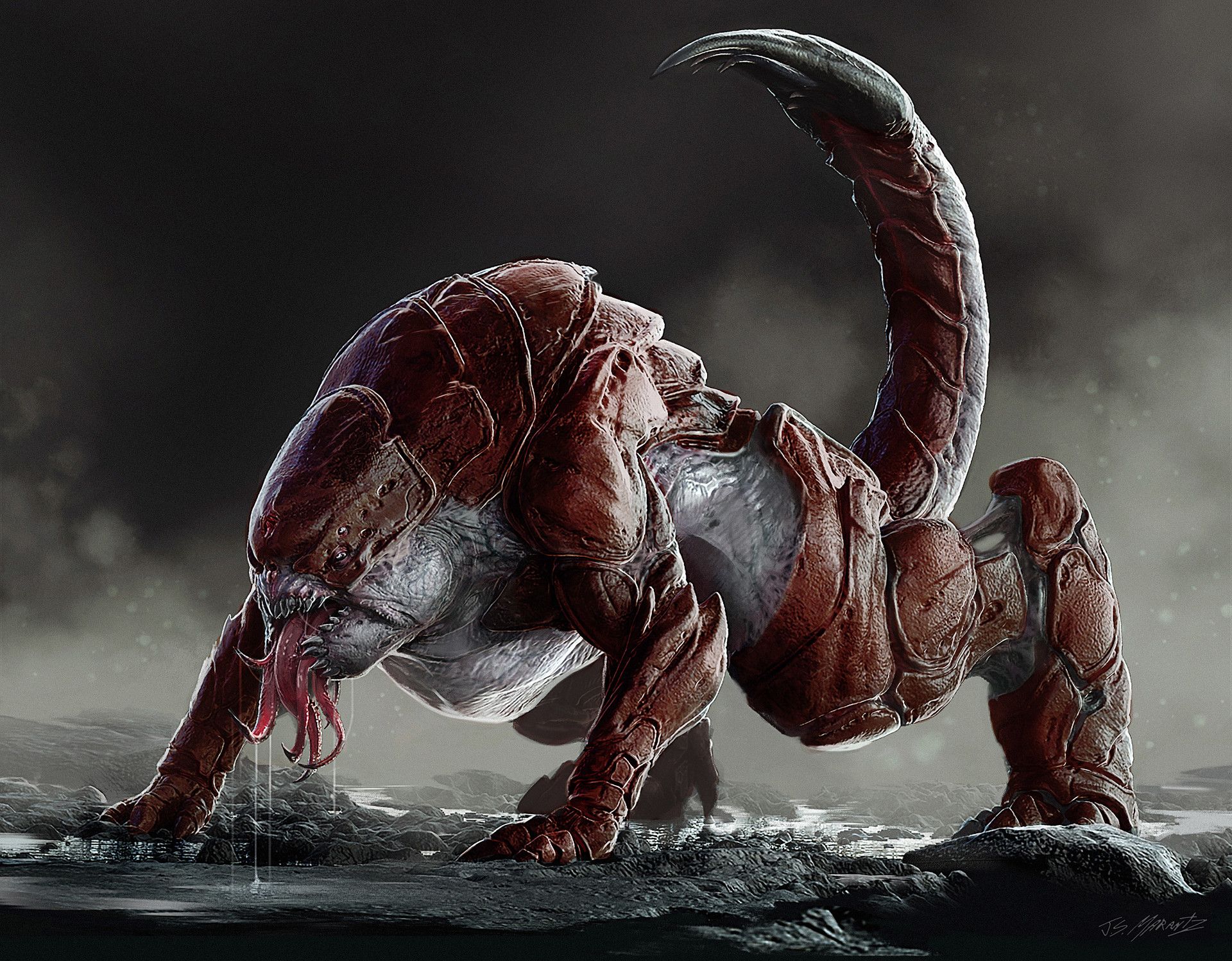 Alien Concept Art Monster Concept Art Fantasy Concept - vrogue.co