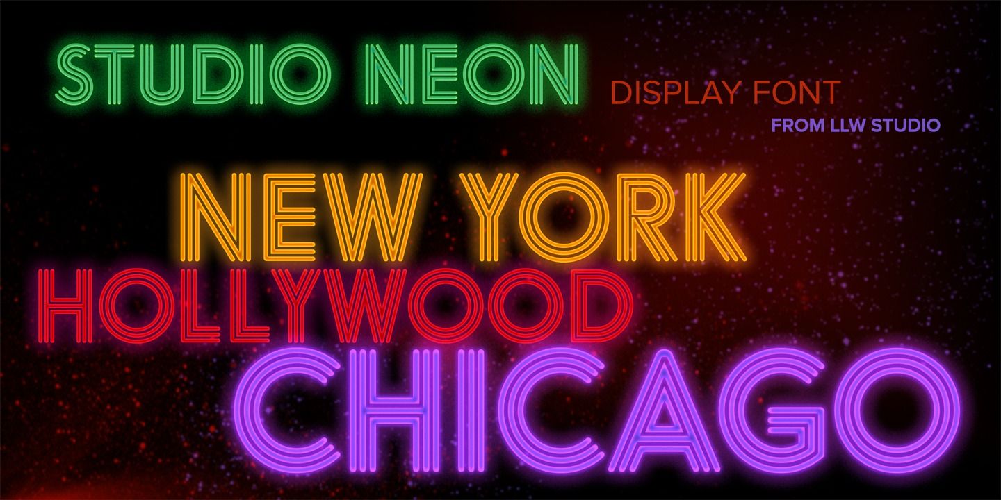 Studio Neon Great Fonts, Unique Fonts, Modern Fonts, Cool Fonts, New ...