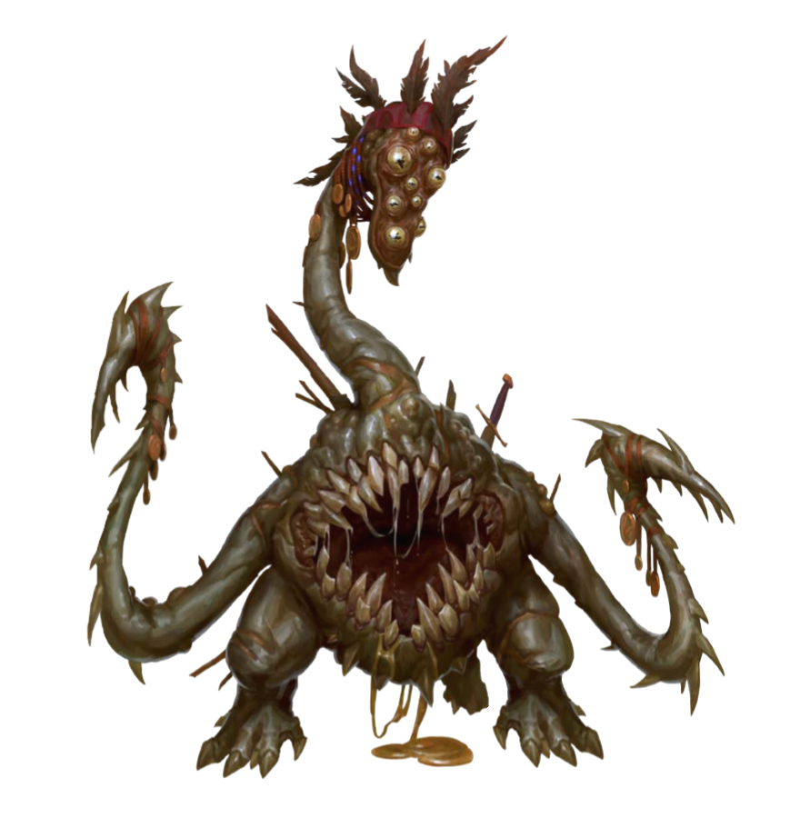 Otyugh - Pathfinder PFRPG DND D&D 3.5 5th ed d20 fantasy Cool Monsters ...