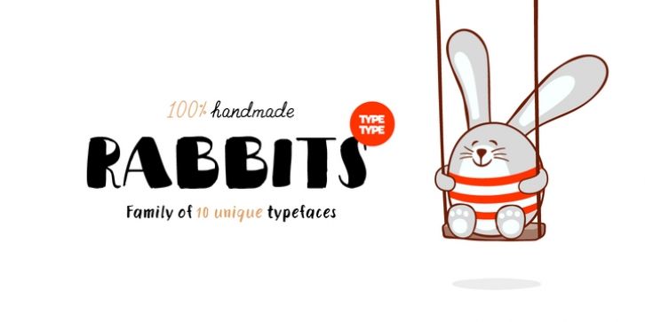 TT Rabbits FONT Download and FREE Preview | Font bundles, New fonts ...