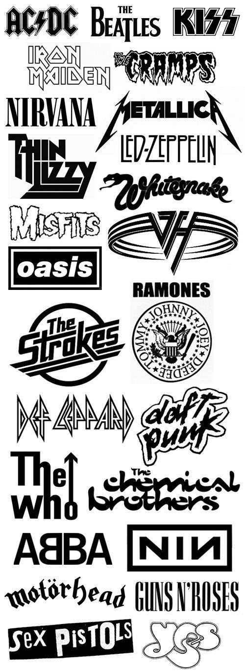 Rock Posters, Band Posters, Hard Rock, Rock Band Logos, Metal Band ...