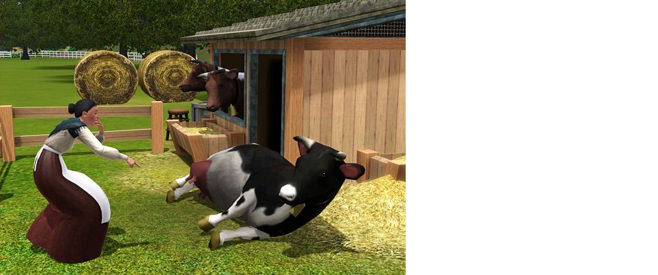 Sims 4 CC Cow Outfit