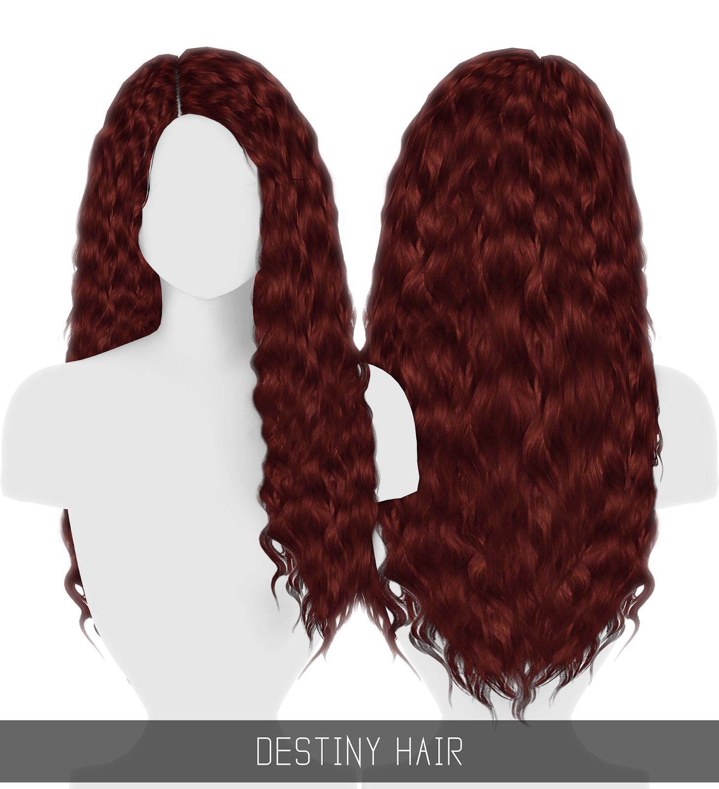 Simpliciaty: Destiny Hair - Sims 4 Hairs | Sims hair, Sims 4 curly hair ...