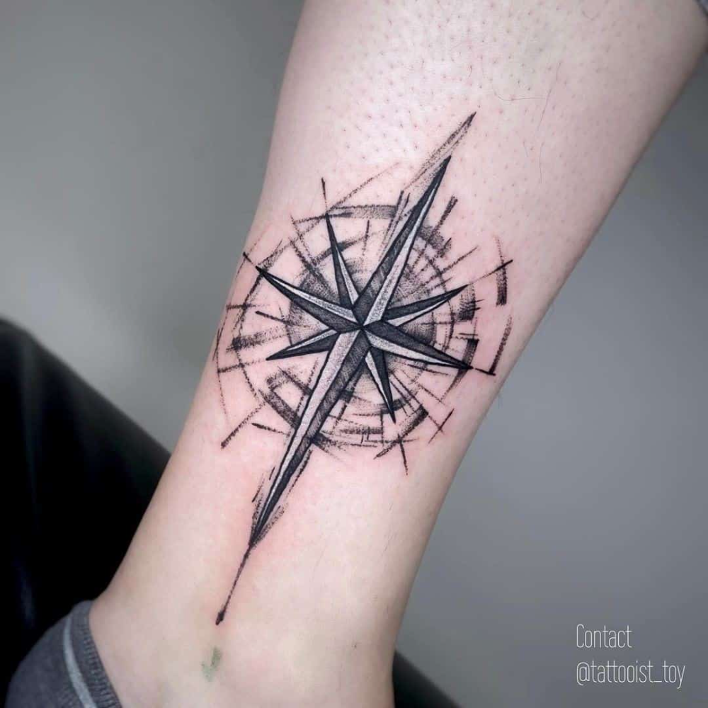 30+ Best Compass Tattoo Design Ideas (2021 Updated!) - Saved Tattoo ...