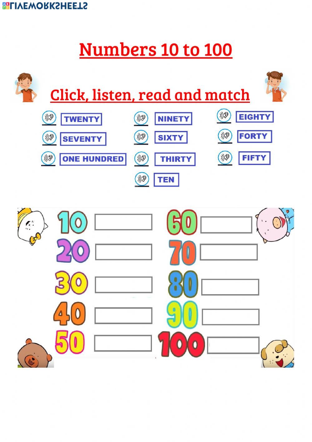 Numbers online worksheet. You can do the exercises online or download ...