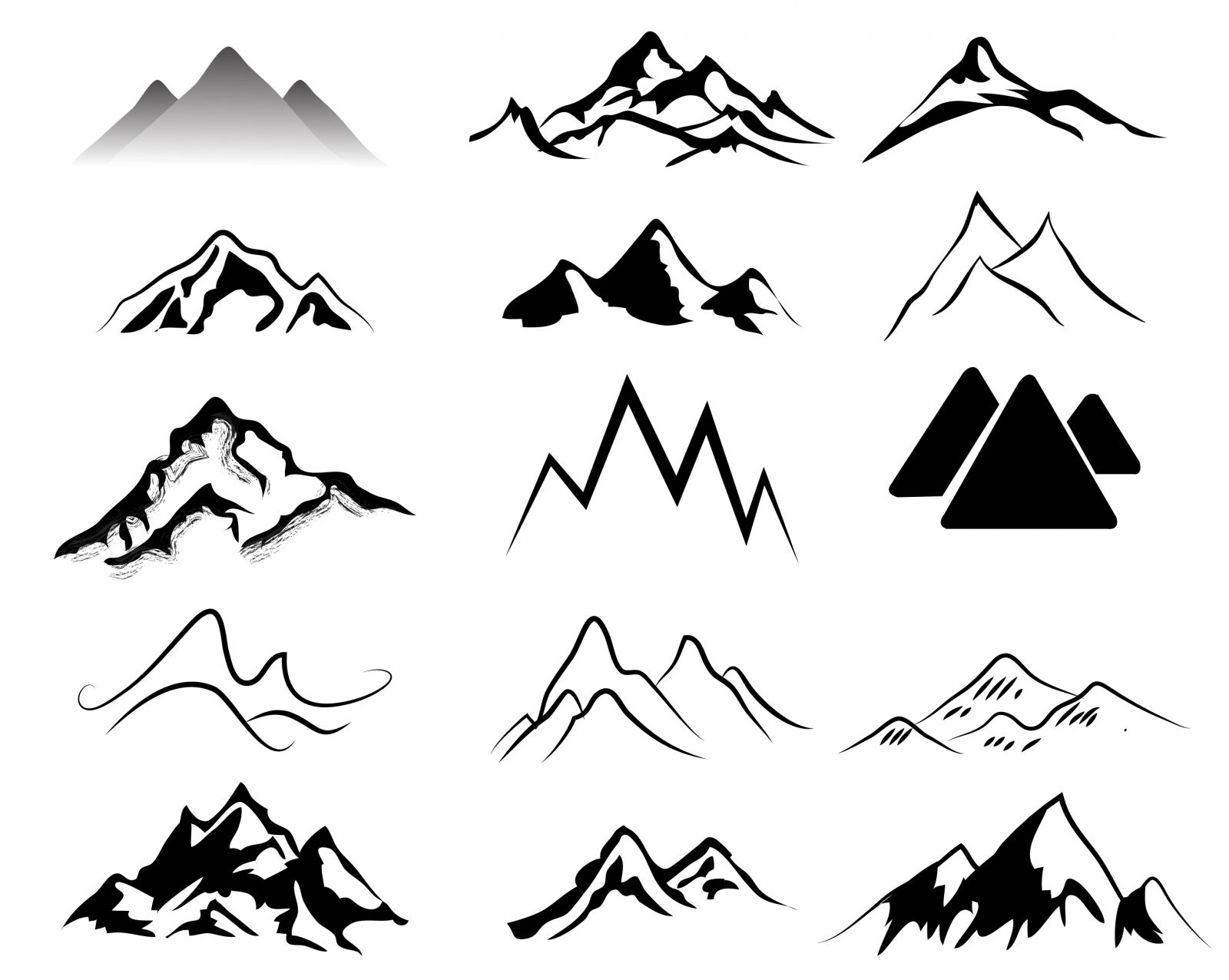 Clipart Mountain ashes and rubies free psd download — Картинки и Рисунки