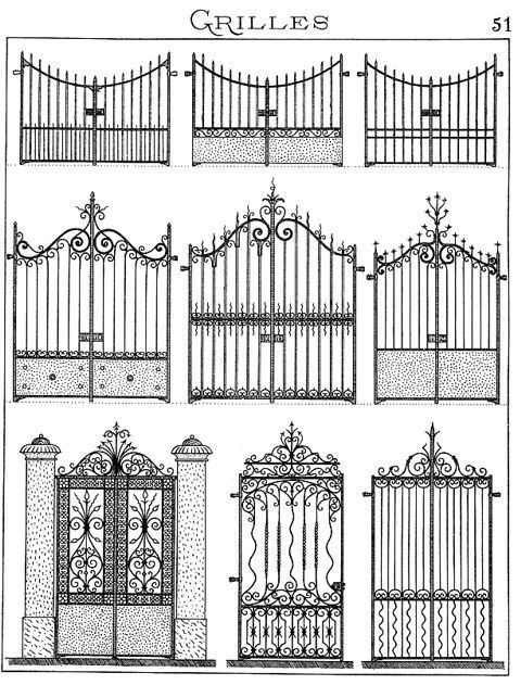 the different types of wrought iron gates and gates for homeowners ...