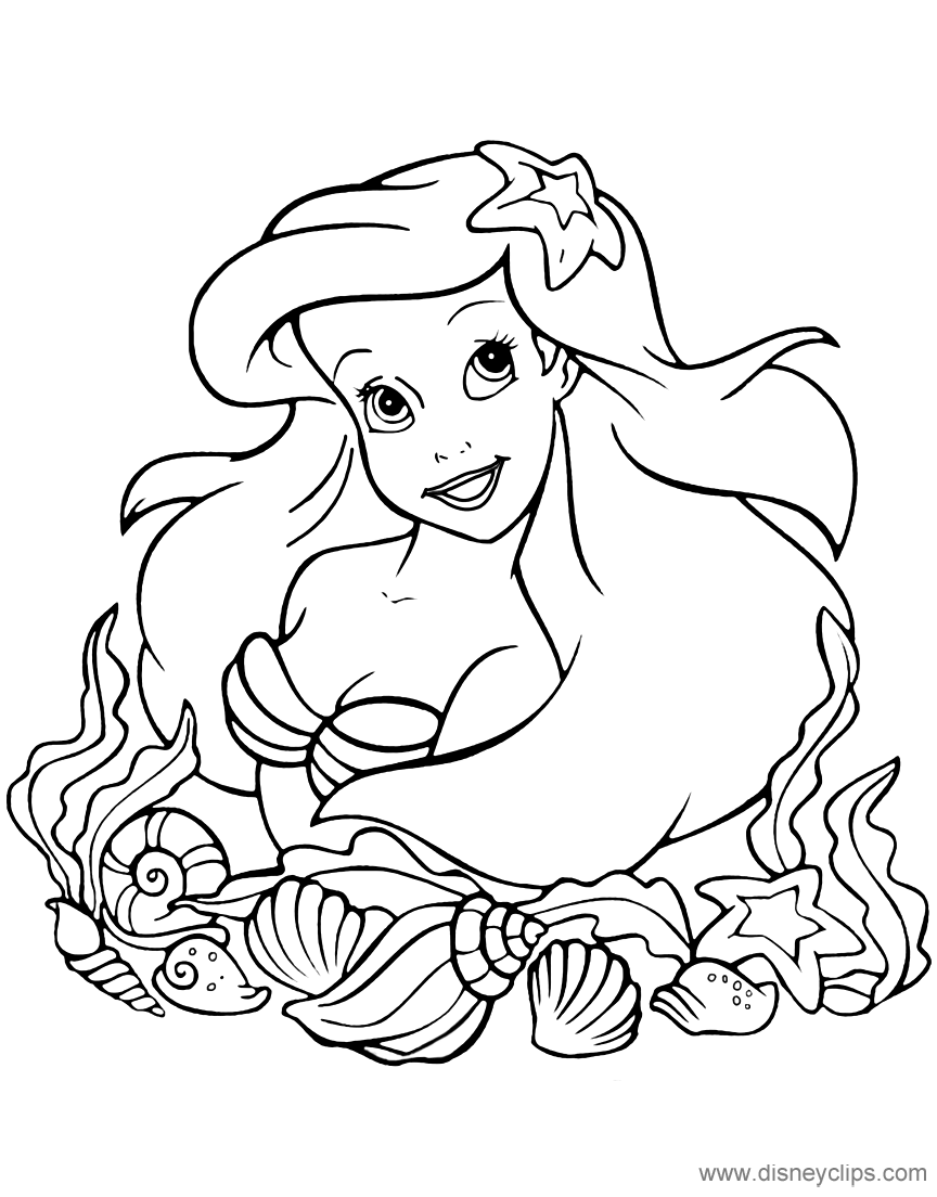 Ariel coloring page #thelittlemermaid | Ariel coloring pages, Princess ...