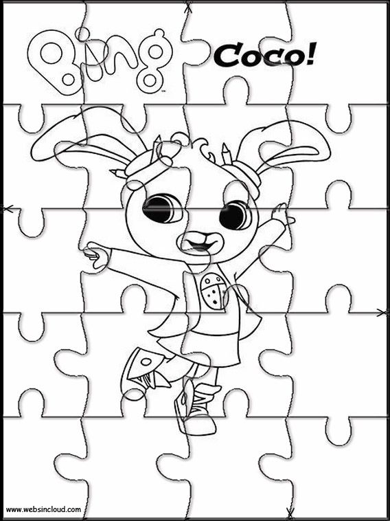 Bing Bunny 7 Printable jigsaw puzzles to cut out for kids Printable ...