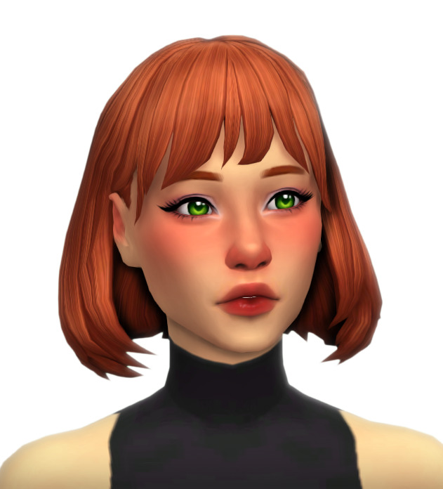 Sims 4 cc maxis match medium cute hair - montanaasl