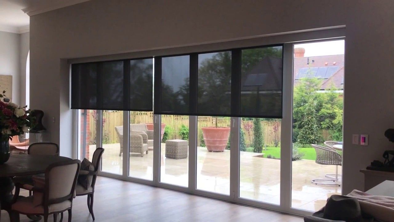 Watch! Electric Roller Blinds For BiFold Doors Electric blinds