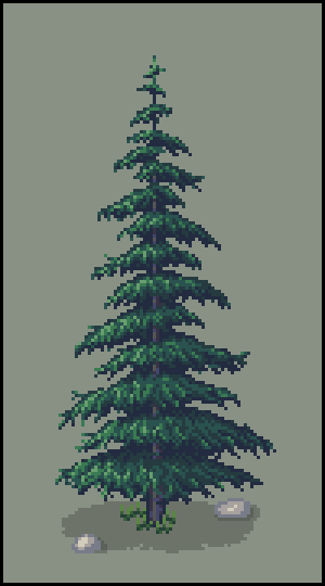 pixel art pine tree top down – Google Søgning in 2020 | Pixel art ...