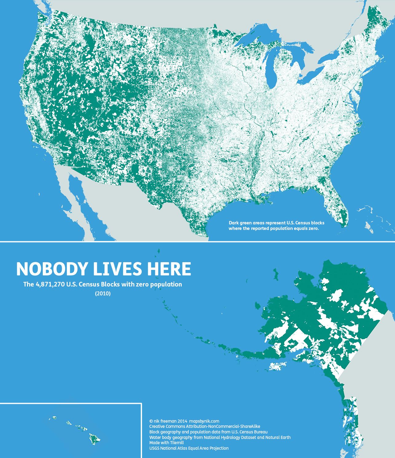 Nobody lives here: The nearly 5 million Census Blocks with zero ...