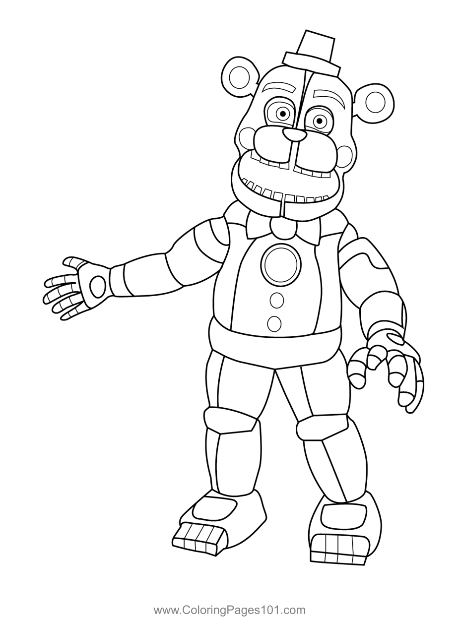 14+ Funtime Freddy Drawing