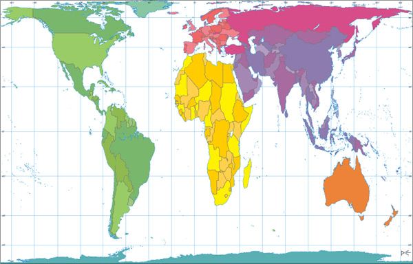 Peters Projection world map Social Studies Classroom, Projection ...