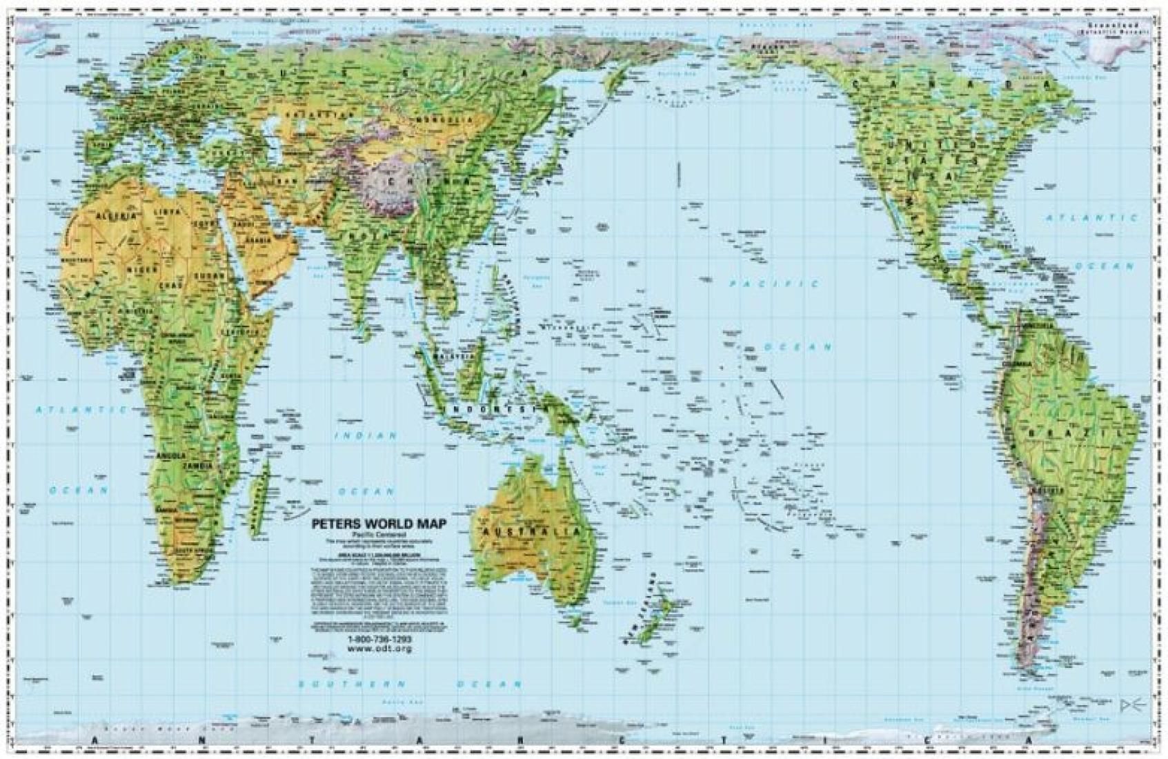 Peters Map Of The World - What Is A Map Scale