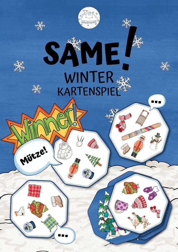 Same! | Winter | Spiel | Zwillingssuche – Unterrichtsmaterial in den Fächern DaZ/DaF & Deutsch