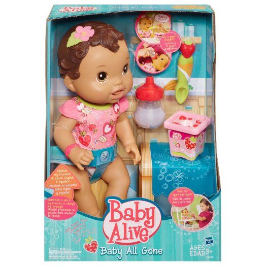 Amazon.com : Baby Alive Baby All Gone - Brunette : Ethnic Baby Dolls ...