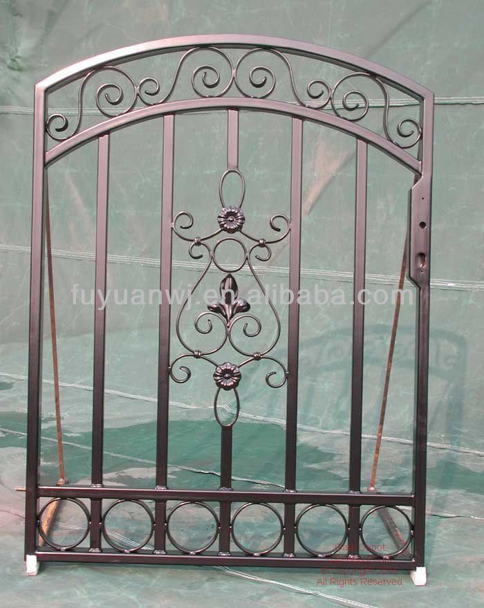 Hot Dipped Galvanized And Paint Colors Drawing Wrought Iron Gate - Buy ...