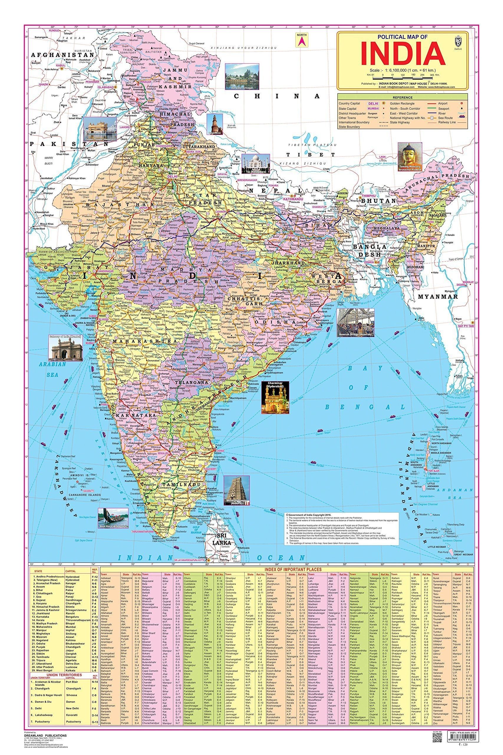 India Map With States And Districts Pdf - Get Latest Map Update