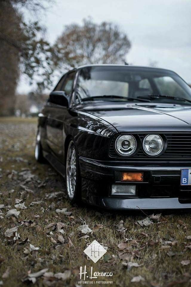 BMW E30 M3 black Bmw E30 M3, Bmw Alpina, Bmw Series, Bmw M30, Porsche ...